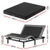 Adjustable Bed Frame King + 18cm Mattress – Head/Foot Lift, Zero‑G, Black