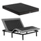 Adjustable Bed Frame Queen + 18cm Mattress – Head/Foot Lift, Zero‑G, Black