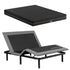 Adjustable Bed Frame Queen + 18cm Mattress – Head/Foot Lift, Zero‑G, Black