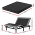 Adjustable Bed Frame Queen + 18cm Mattress – Head/Foot Lift, Zero‑G, Black