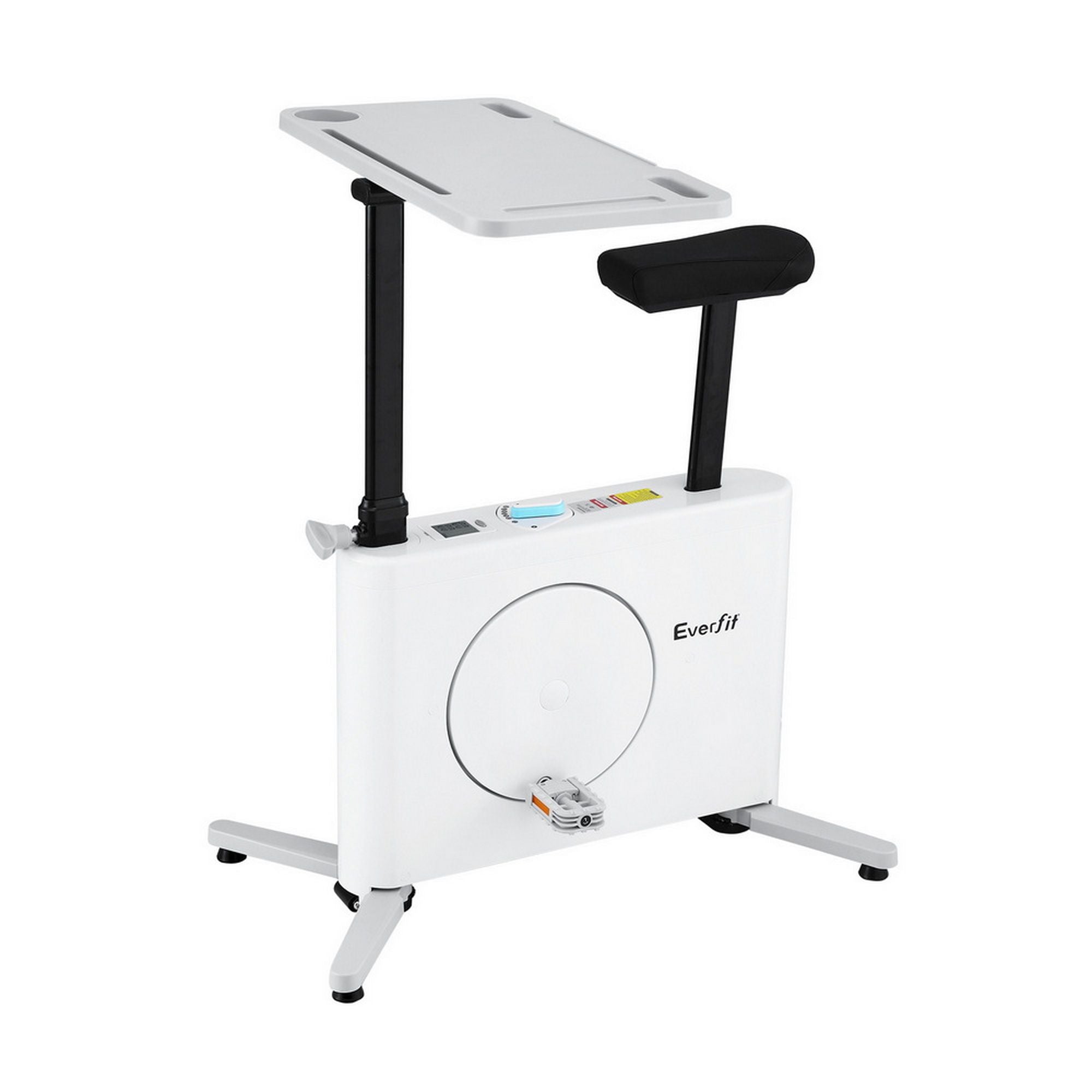 Exercise Bike Magnetic Desk Bike with Tabletop Fitness Home Workout Gym