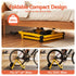 Everfit Bike Trainer Stand Indoor Riding Bicycle 6 Level Cycling Home Gym Yellow