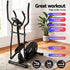 Exercise Bike Elliptical Cross Trainer Home Gym Fitness Machine LCD