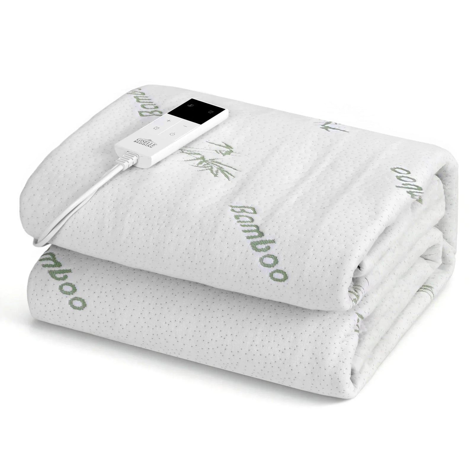 Electric Blanket Bamboo Fabric King Single Fitted Heated Pad Underlay Washable Winter
