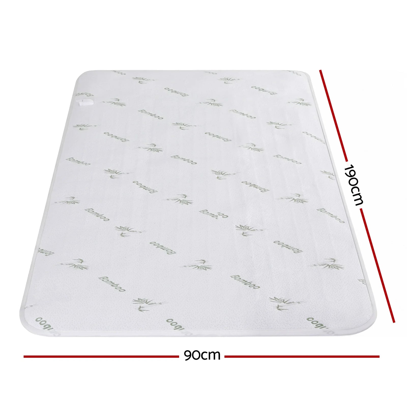 Electric Blanket Bamboo Fabric Single Fitted Heated Pad Underlay Washable Winter
