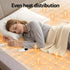 Electric Blanket Bamboo Fabric Single Fitted Heated Pad Underlay Washable Winter