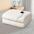 Electric Blanket LED Remote Sherpa Fleece Underlay Fully Fitted Machine Washable King Single