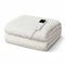 King Single Electric Blanket Sherpa Fleece Heated Underlay LED Remote