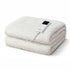 Electric Blanket LED Remote Sherpa Fleece Underlay Fully Fitted Machine Washable King Single