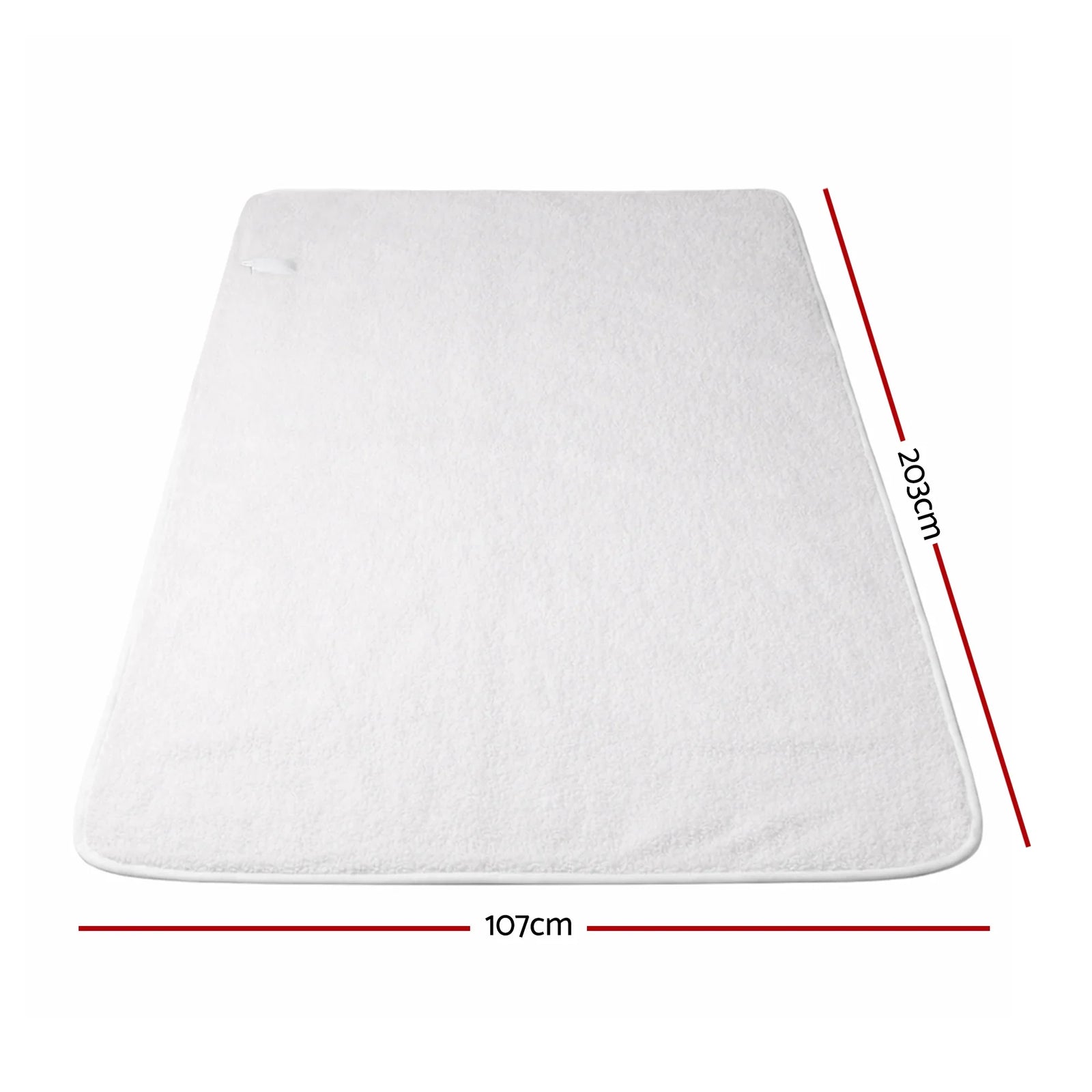 Electric Blanket LED Remote Sherpa Fleece Underlay Fully Fitted Machine Washable King Single