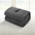 Electric Heated Car Blanket – 12V Travel Throw Rug Grey 150×110cm