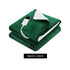 Electric Heated Throw Blanket Flannel Sherpa 160x130cm Green