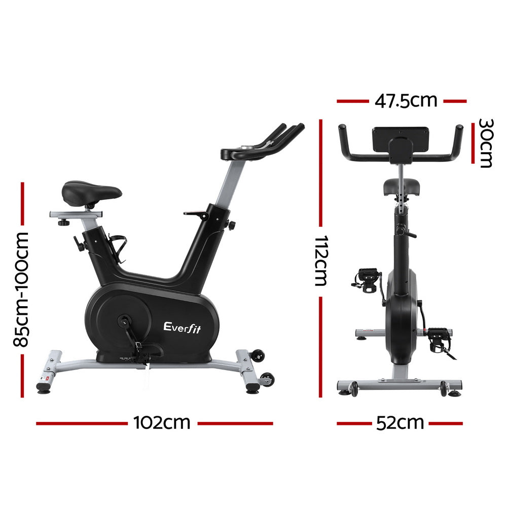Exercise Bike Spin Bike Electromagnetic Smart Home Fitness 24-Level Resistance 120kg Bluetooth
