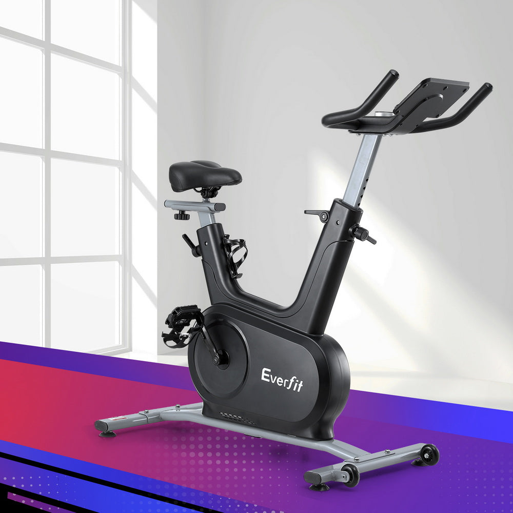 Exercise Bike Spin Bike Electromagnetic Smart Home Fitness 24-Level Resistance 120kg Bluetooth