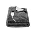 Electric Heated Throw Rug – Washable Flannel Sherpa Blanket Grey 160×130cm