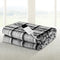 Electric Heated Throw Rug – 9 Heat Levels, 9‑Hr Timer, Flannel Fleece, Checkered