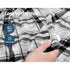 Electric Heated Throw Rug – 9 Heat Levels, 9‑Hr Timer, Flannel Fleece, Checkered