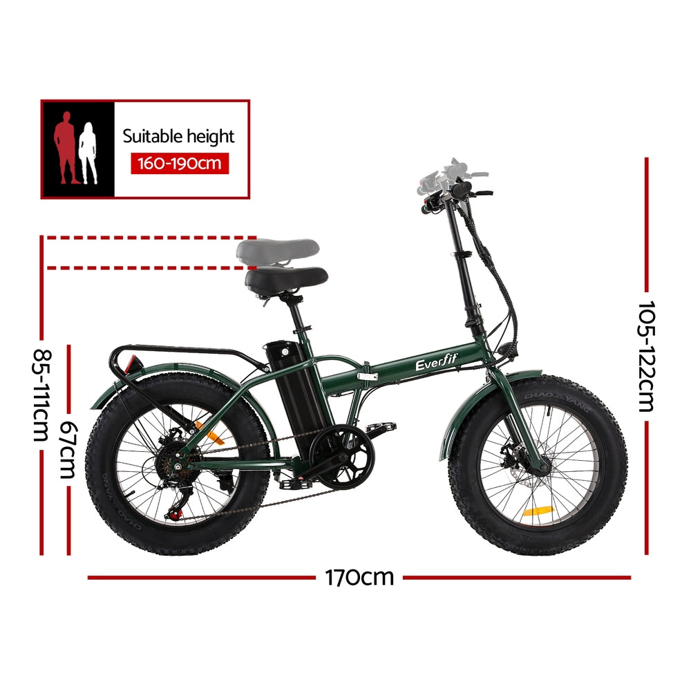 20 Inch Folding Electric Bike Urban City Bicycle eBike Rechargeable