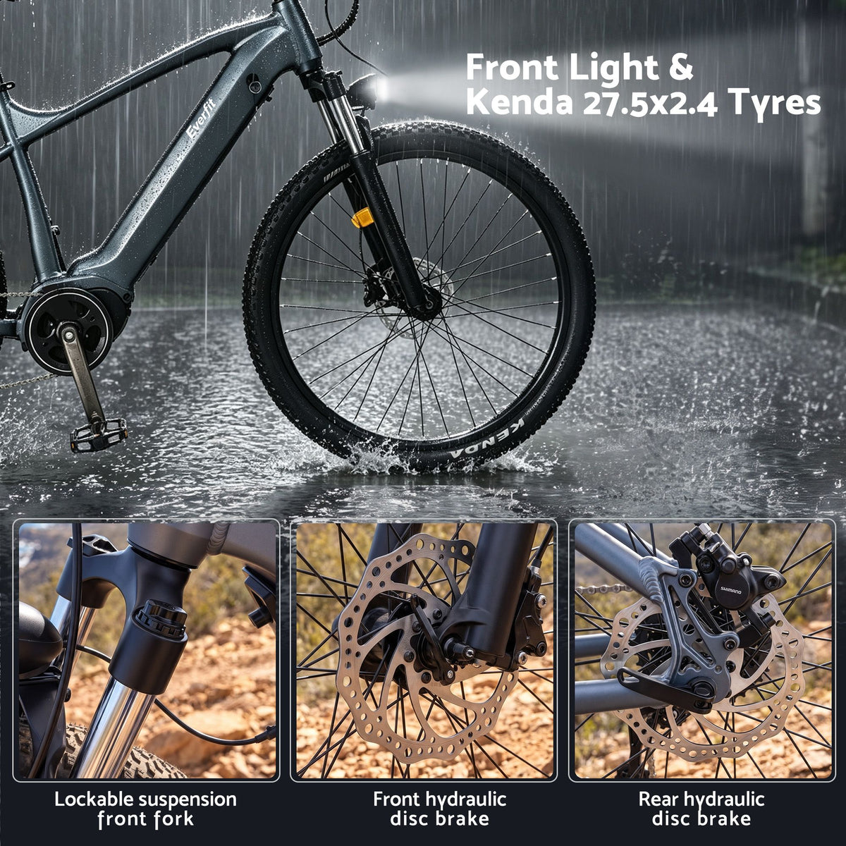 Everfit 28 Inch Electric Bike 700C City Bicycle 70Nm Mid Drive 250W Motor
