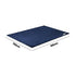 Electric Throw Rug Washable Heated Blanket Fleece Winter Blue
