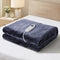 Electric Throw Rug Washable Heated Blanket Winter Warm Purple