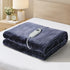 Electric Throw Rug Washable Heated Blanket Winter Warm Purple