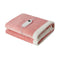 Electric Throw Rug Dual Side Heated Blanket Flannel & Sherpa Pink