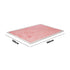 Electric Throw Rug Dual Side Heated Blanket Flannel & Sherpa Pink