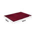 Electric Throw Rug Heated Blanket Flannel&Sherpa Burgundy