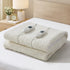 Electric Heated Blanket Fitted Fleece Underlay Winter Pad Double