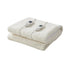 Electric Heated Blanket Fitted Fleece Underlay Winter Pad Double
