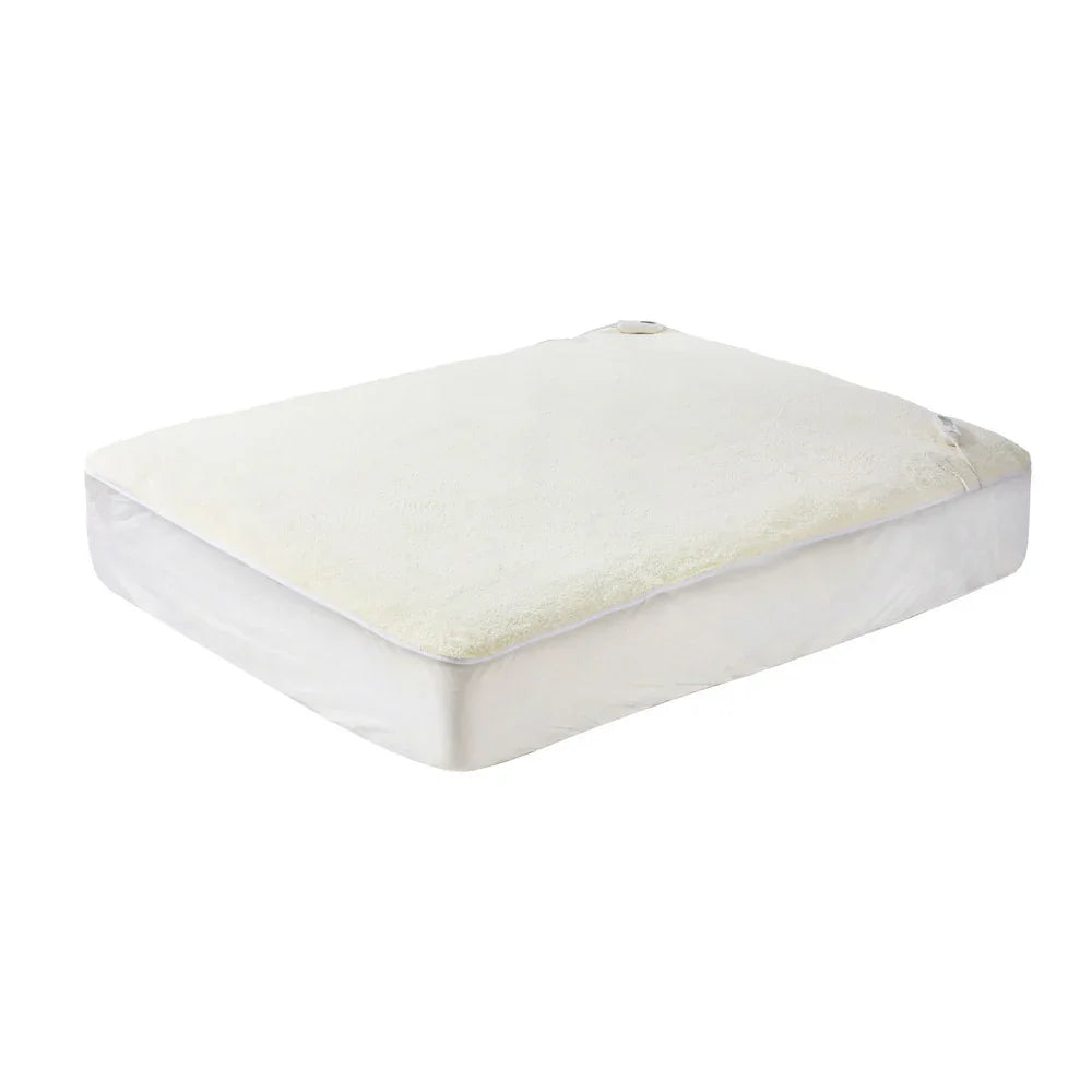 Electric Heated Blanket Fitted Fleece Underlay Winter Pad King