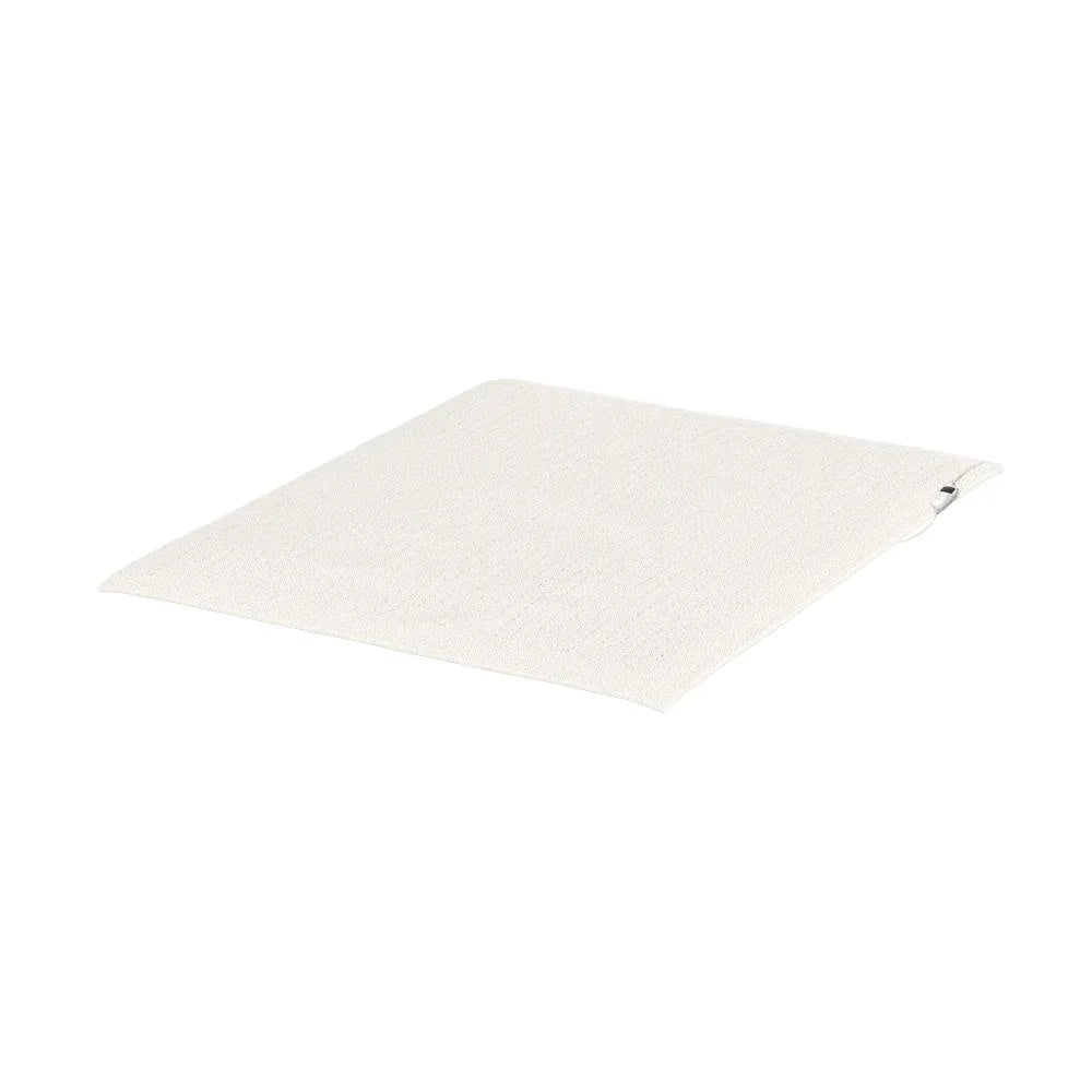 Electric Heated Throw Rug Washable Flannel Cream