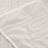 Electric Heated Throw Rug Washable Flannel Cream