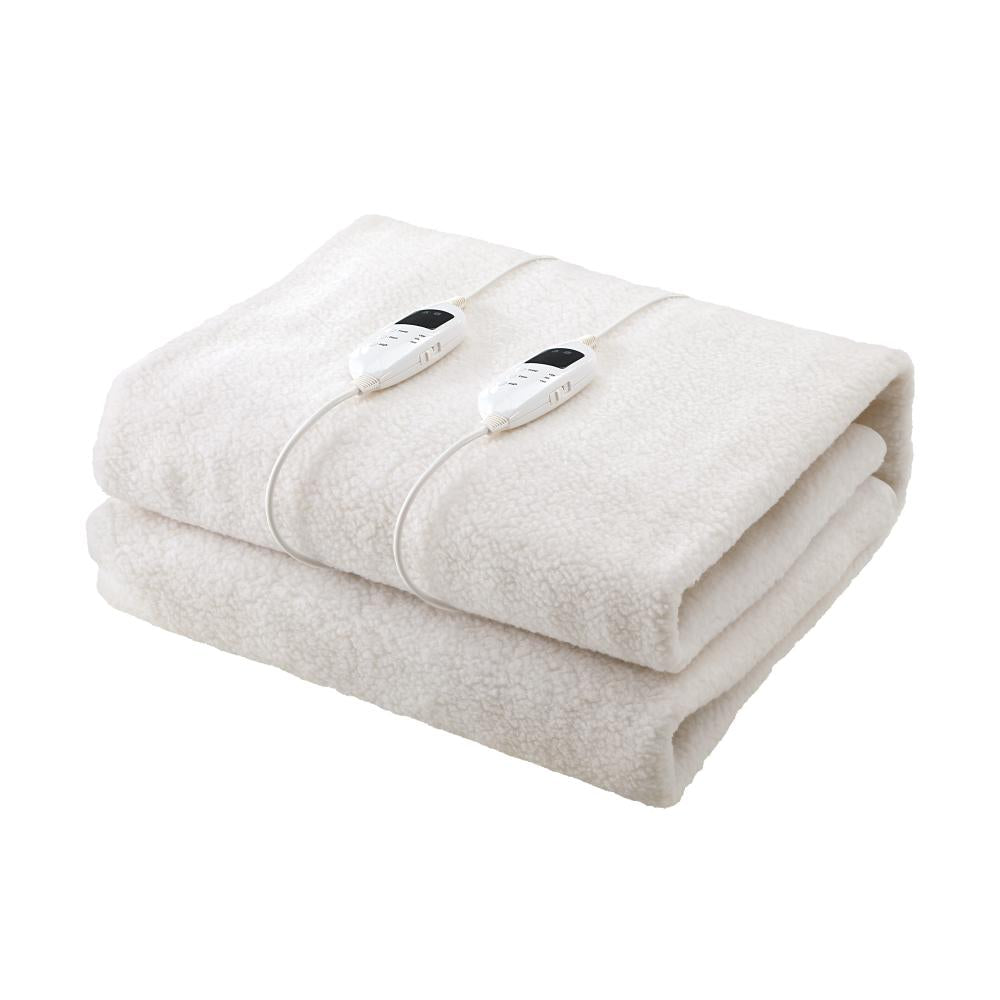 Electric Blanket Washable Fleece Fully Fitted Double