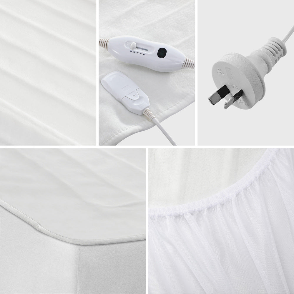 Electric Blanket Fully Fitted Polyester Double