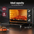 Devanti 30L Convection Oven Electric Fryer Ovens 1600W