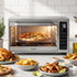 48L Convection Oven Electric Fryer Bake Grill Ovens Benchtop 2000W Silver