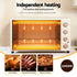 60L Convection Oven Electric Fryer Ovens 2000W Cream