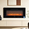 Electric Fireplace – Slim 92cm, 1000/1800W, 6 Flame Colours, Remote, Wall/Recess