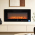 Electric Fireplace – Slim 92cm, 1000/1800W, 6 Flame Colours, Remote, Wall/Recess