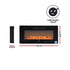 Electric Fireplace – Slim 92cm, 1000/1800W, 6 Flame Colours, Remote, Wall/Recess