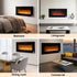 Electric Fireplace – Slim 92cm, 1000/1800W, 6 Flame Colours, Remote, Wall/Recess