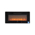 Electric Fireplace – Slim 92cm, 1000/1800W, 6 Flame Colours, Remote, Wall/Recess
