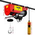 800kg Electric Hoist Winch 1300W Wire Rope Lift 18m Cable