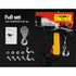 800kg Electric Hoist Winch 1300W Wire Rope Lift 18m Cable