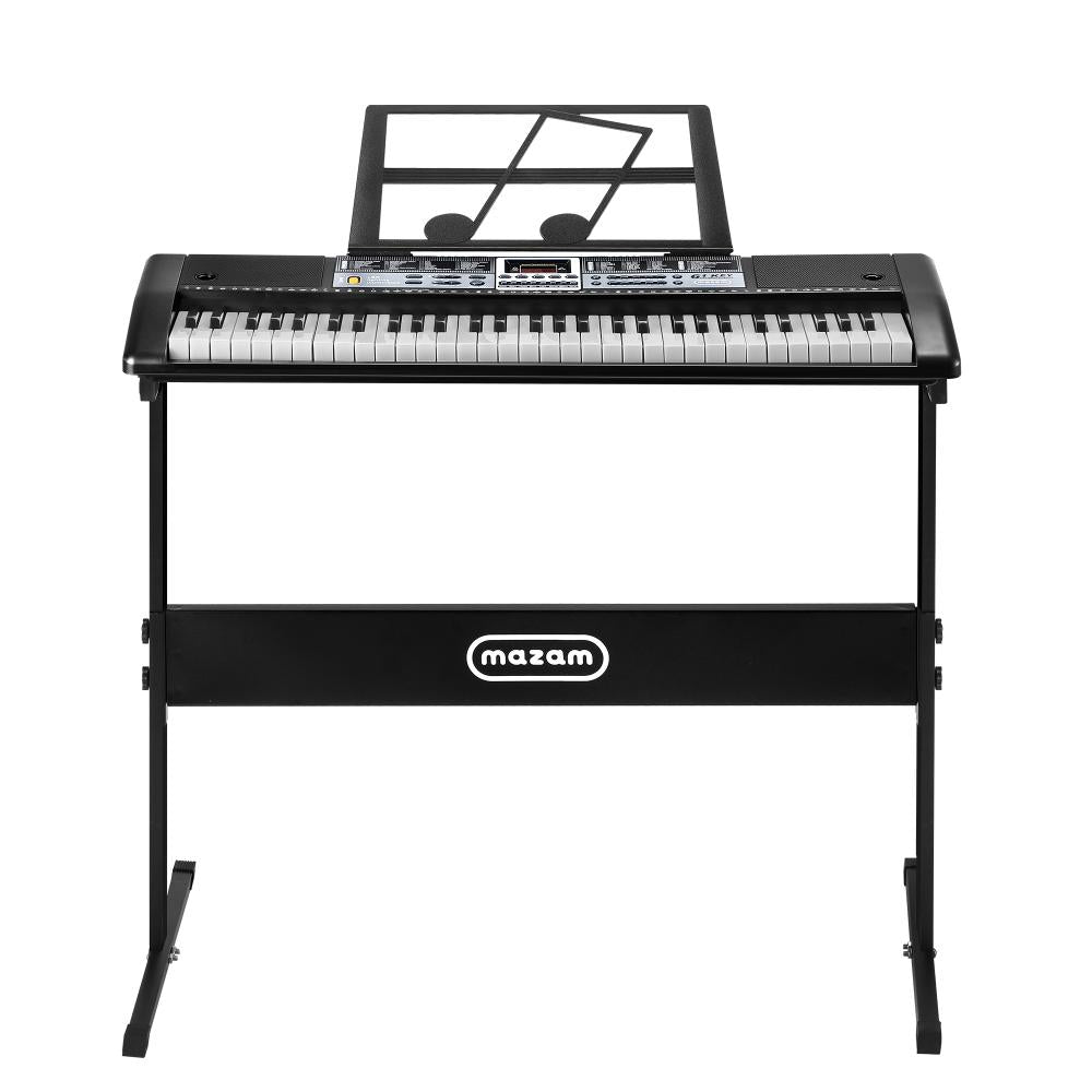 61 Keys Electronic Piano Keyboard Lighted with Holder