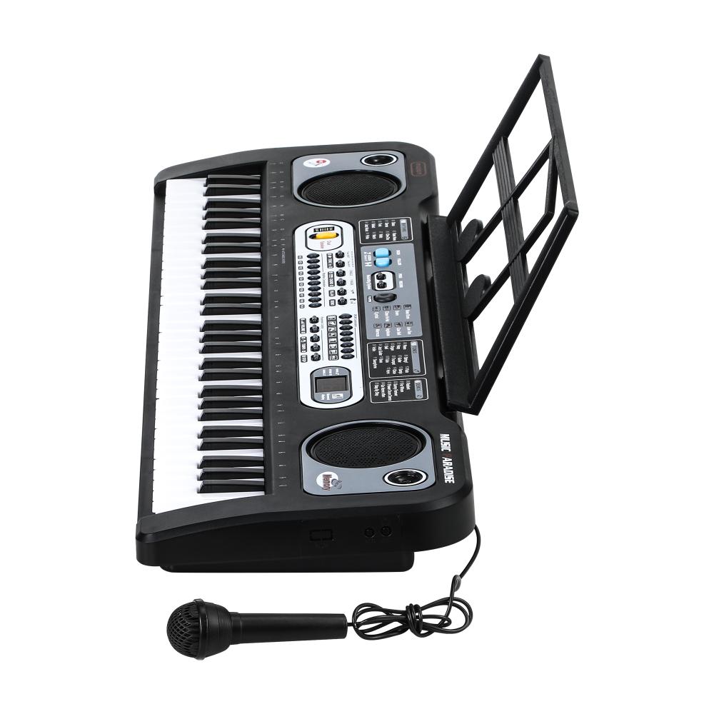 61 Keys Piano Keyboard with Microphone and Holder