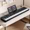 88-Key Portable Electronic Piano Keyboard with Bluetooth & Lighted Keys