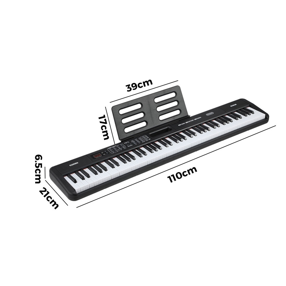 Mazam 88 Keys Electronic Piano Keyboard Portable Lighted